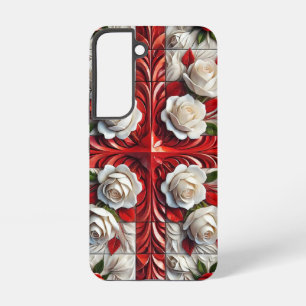 Coque Samsung Galaxy Étui Samsung Galaxy S22 avec Roses anglaises