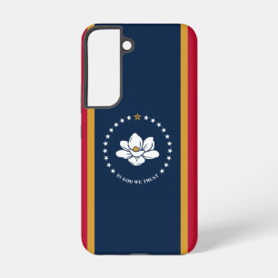 Coque Samsung Galaxy Étui Samsung Galaxy S22 Drapeau du Mississippi