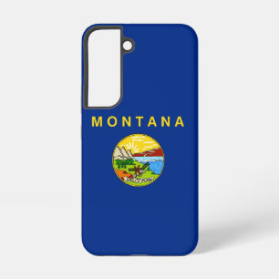 Coque Samsung Galaxy Étui Samsung Galaxy S22 Drapeau du Montana