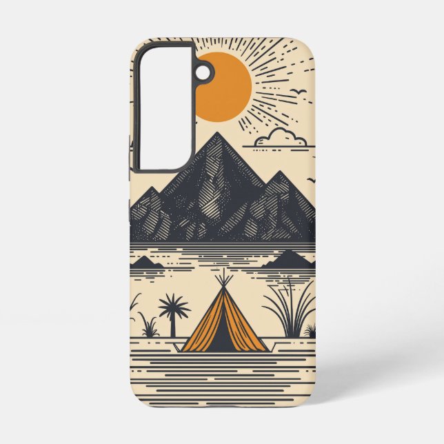 Coque Samsung Galaxy Étui téléphonique Twin Peaks Sunrise (Verso)