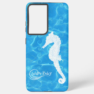 Coque Samsung Galaxy Étui Vague Bébé Hippocampe