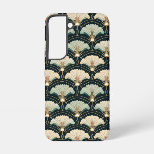 Coque Samsung Galaxy Éventail japonais accentué d'or