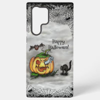 Fantôme, Chat, Chat et Citrouille, Bonne Halloween