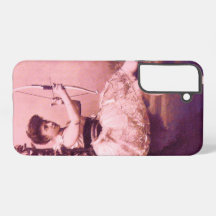 Femme vintage en costume de Cupidon
