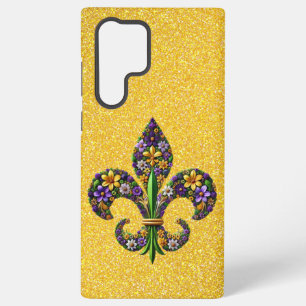 Coque Samsung Galaxy Fleur de lis Floral Mardi Gras