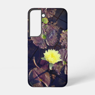 Coque Samsung Galaxy fleur de lotus en automne