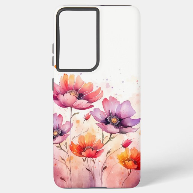 Coque Samsung Galaxy Fleur sauvage (Verso)