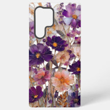 Fleur sauvage violette Floral
