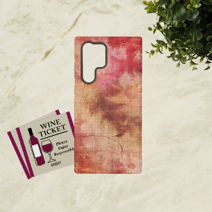 Coque Samsung Galaxy Fleurs aquarelles chaudes