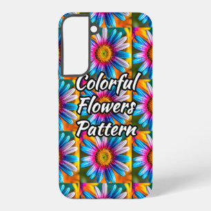 Coque Samsung Galaxy Fleurs colorées mignonnes Motif