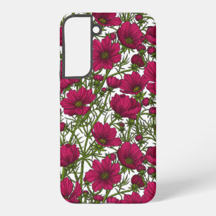 Coque Samsung Galaxy Fleurs Cosmos roses