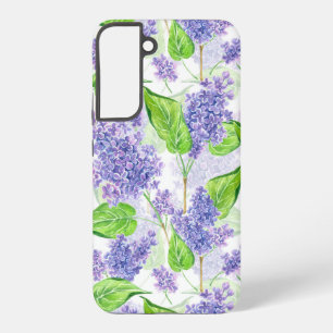 Coque Samsung Galaxy Fleurs lilas aquarelles