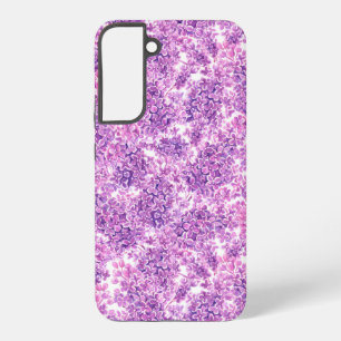 Coque Samsung Galaxy Fleurs lilas rose aquarelle