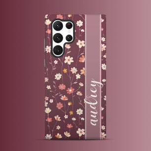 Coque Samsung Galaxy Fleurs Rétro 