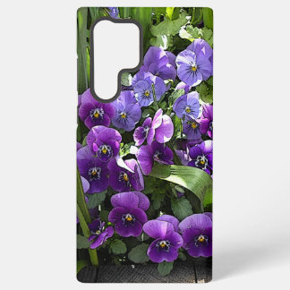 Coque Samsung Galaxy Fleurs violettes du jardin