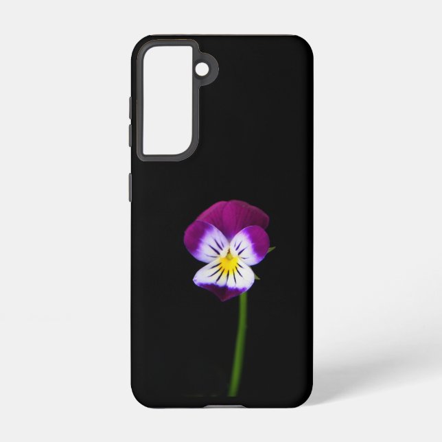 Coque Samsung Galaxy Flore violette sgcnm (Verso)