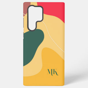 Coque Samsung Galaxy Formes organiques modernes composition arrière - p