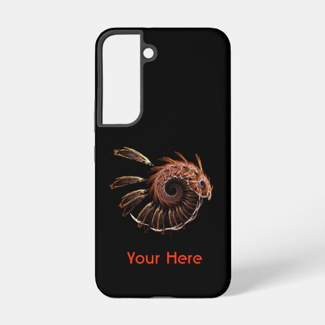 Coque Samsung Galaxy Fractal Firebird (Verso)