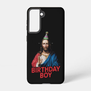 Coque Samsung Galaxy Funny Noël Jésus Enfant d'anniversaire