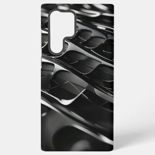 Coque Samsung Galaxy Futur noir brillant Abstrait 3D