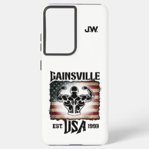 Coque Samsung Galaxy Gainsville USA Double Biceps Pose Bodybuilding