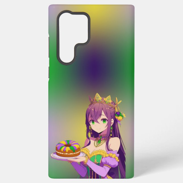 Coque Samsung Galaxy Gâteau Anime Mardi Gras King (Verso)