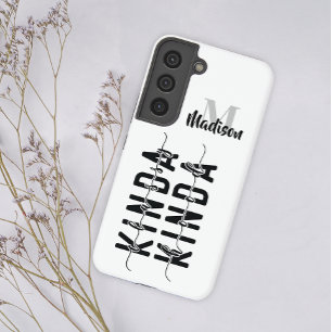 Coque Samsung Galaxy Genre Classieux Genre Quartier Monogramme Ajouter
