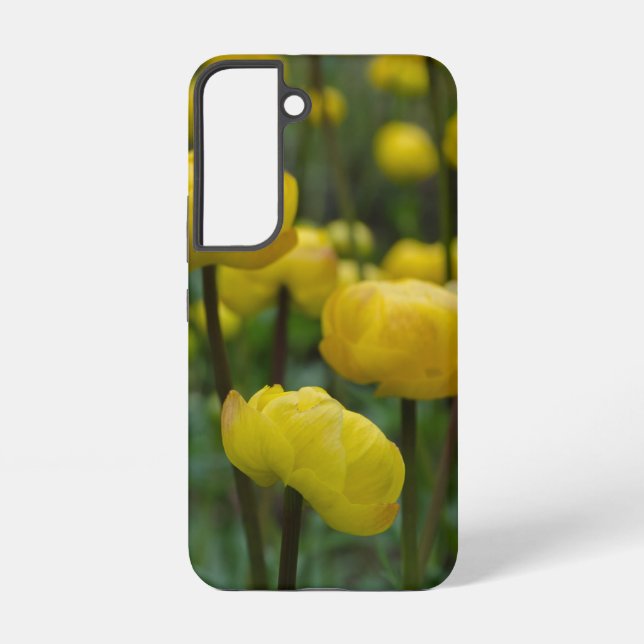 Coque Samsung Galaxy Globeflower jaune (Verso)