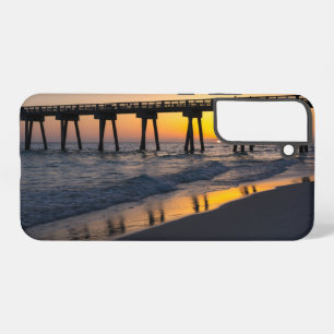 Coque Samsung Galaxy Golden Panama City Beach Sunset réflexions