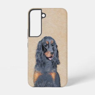 Coque Samsung Galaxy Gordon Setter Peinture - Joli art original chien