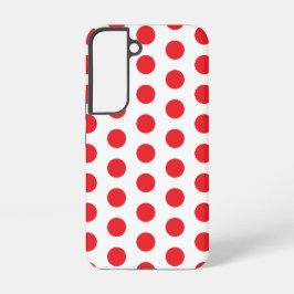 Coque Samsung Galaxy Grosse serviette Pois rouge