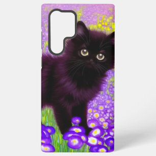 Coque Samsung Galaxy Gustav Klimt Black Kitten