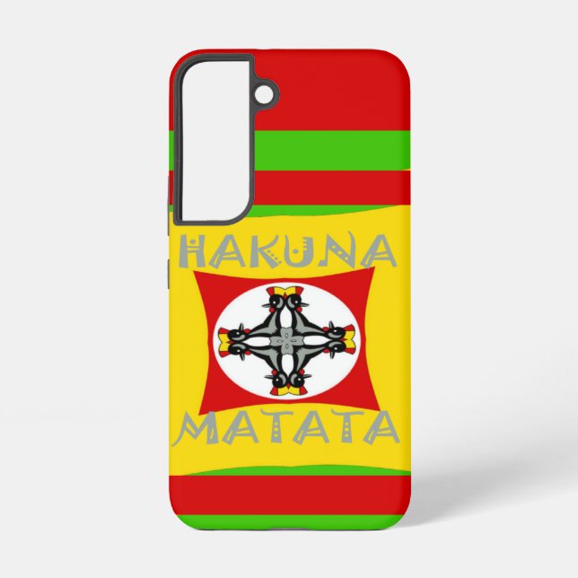 Coque Samsung Galaxy Hakuna Matata Belle conception extraordinaire (Verso)
