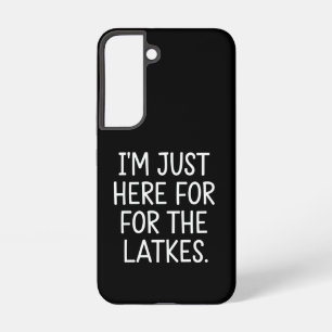 Coque Samsung Galaxy Hanukkah je suis juste là pour les latkes juif