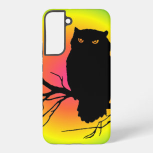 Coque Samsung Galaxy Hibou effrayant