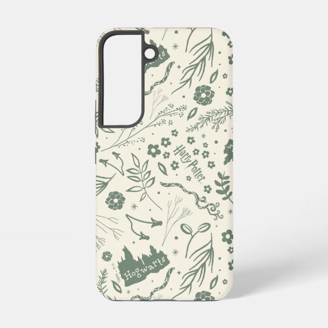 Coque Samsung Galaxy HOGWARTS™ Herbologie Motif magique (Verso)