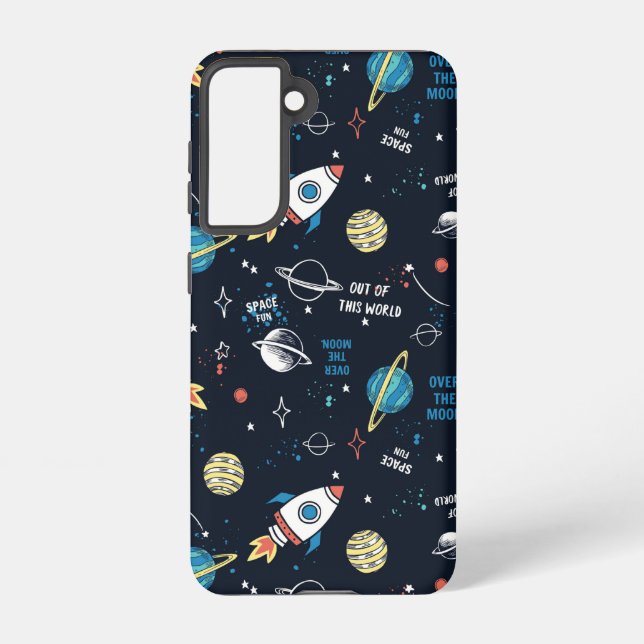 Coque Samsung Galaxy Hors de ce Motif spatial mondial (Verso)