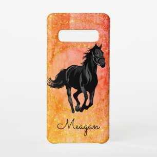 Coque Samsung Galaxy S10 Horse Rustique Étincelle Téléphone personnalisé