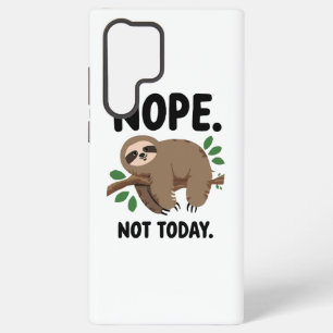 Coque Samsung Galaxy Humour d'introverti drôle avec un paresseux paress