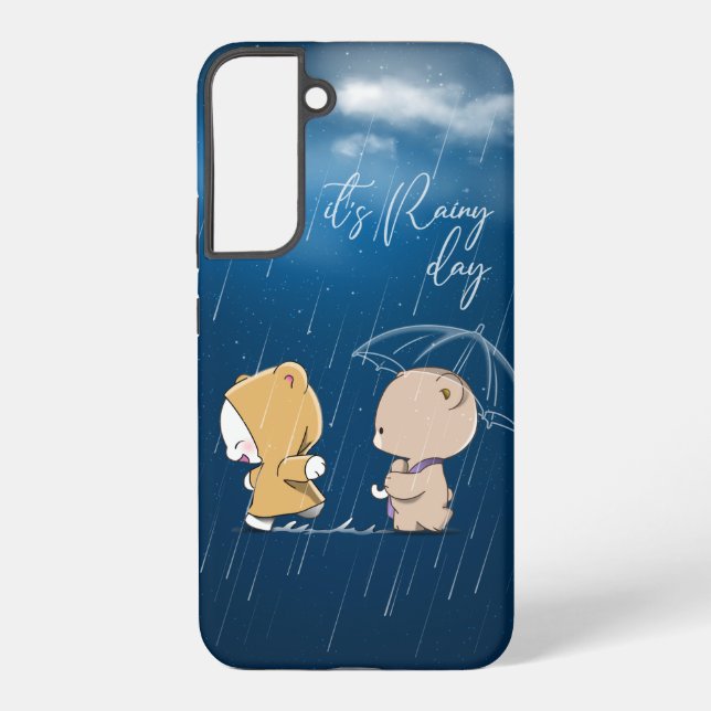 Coque Samsung Galaxy Il pleut jour | (Verso)