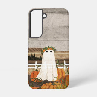 Coque Samsung Galaxy Il y a un fantôme dans le champ de citrouilles enc