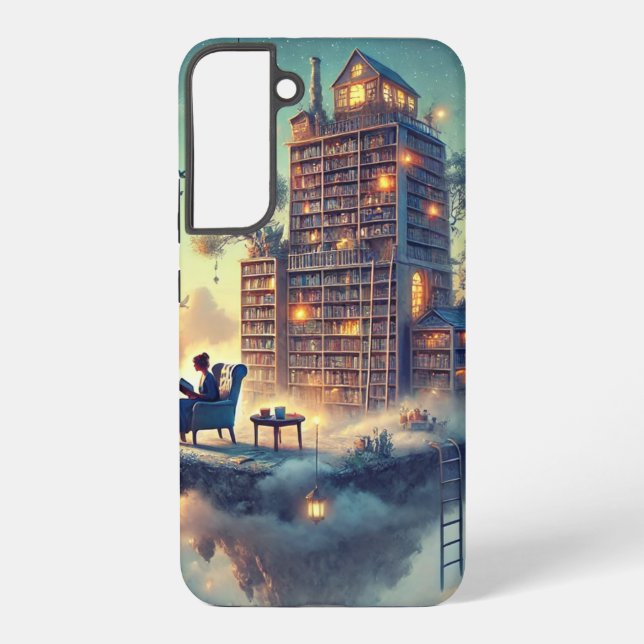 Coque Samsung Galaxy île bibliothèque (Verso)