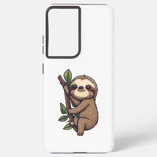 Coque Samsung Galaxy Illustration de Sloth (Verso)