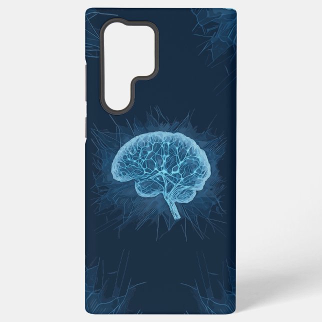 Coque Samsung Galaxy Illustration du réseau cérébral - Réseau neuronal (Verso)