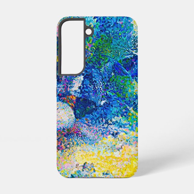 Coque Samsung Galaxy Impression Abstraite dynamique (Verso)