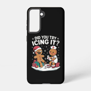 Coque Samsung Galaxy Infirmière de Noël Avez-vous essayé de le glacer P