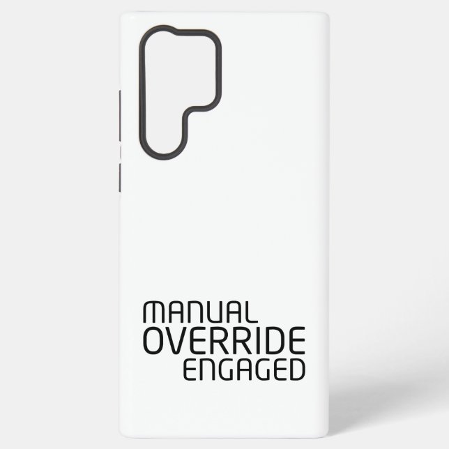 Coque Samsung Galaxy Interface manuelle du système Android  (Verso)