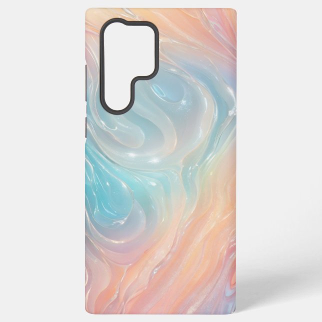 Coque Samsung Galaxy Iridescent Mermaid Waves Phone Case (Verso)