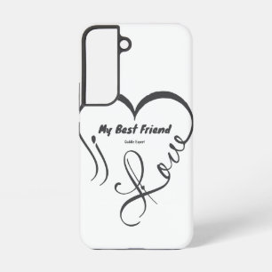 Coque Samsung Galaxy J'adore mon meilleur ami • Expert en câlins