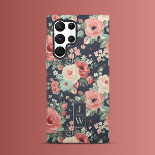 Coque Samsung Galaxy Jardin aux roses fanées